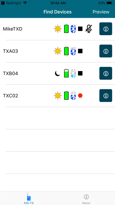 Screenshot di A10-TX Remote