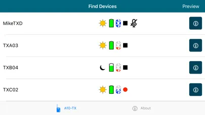 Screenshot di A10-TX Remote