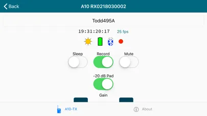 Screenshot di A10-TX Remote