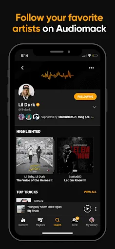 Audiomack: Music Downloader スクリーンショット