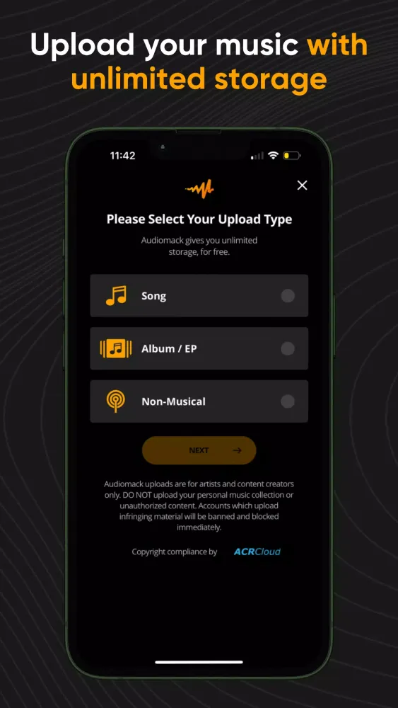 Audiomack Creator-Upload Music应用截图