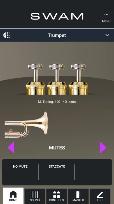 Zrzuty ekranu SWAM Trumpet