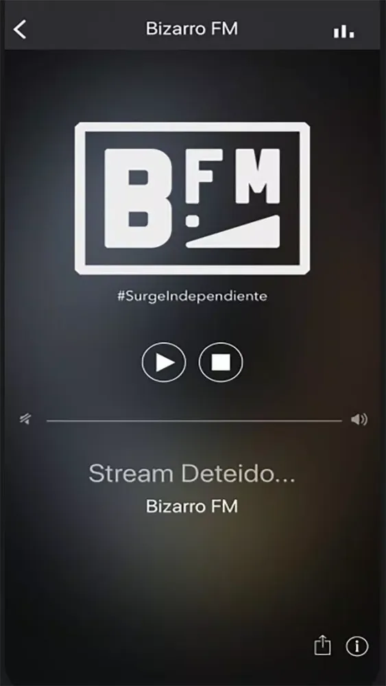 Скриншоты Bizarro FM