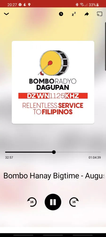 Capturas de pantalla de Bombo Radyo Philippines