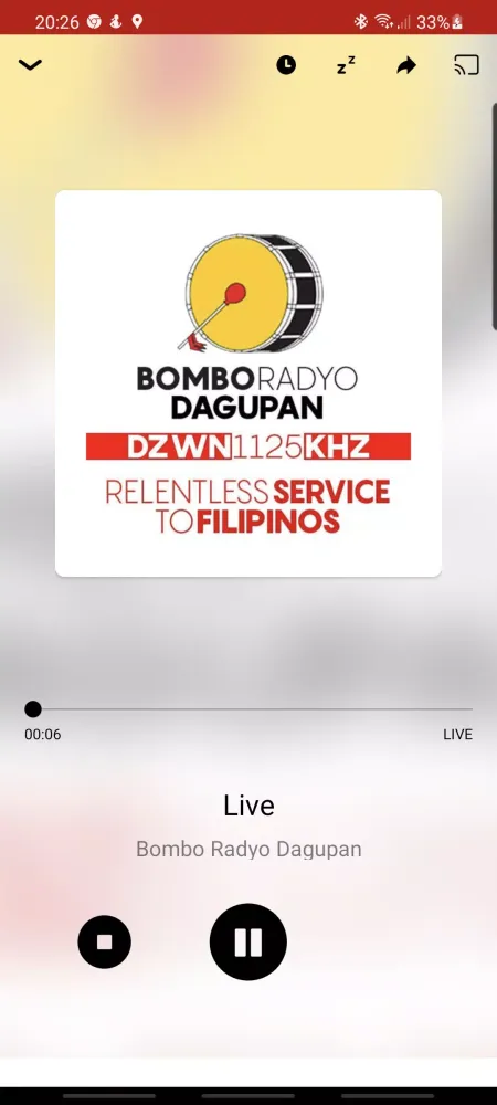 Capturas de pantalla de Bombo Radyo Philippines