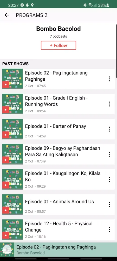 Capturas de pantalla de Bombo Radyo Philippines