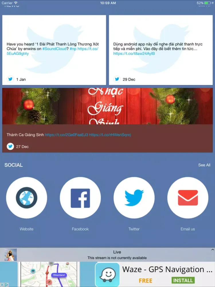 Скриншоты Divine Mercy Vietnamese Radio iPad 