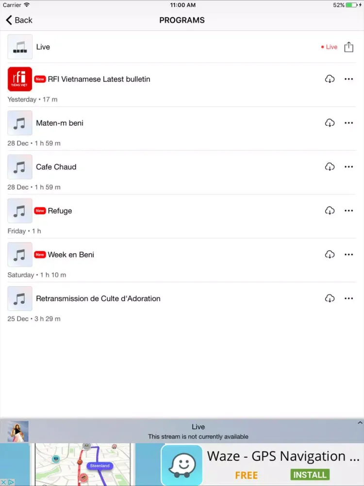 Скриншоты Divine Mercy Vietnamese Radio iPad 