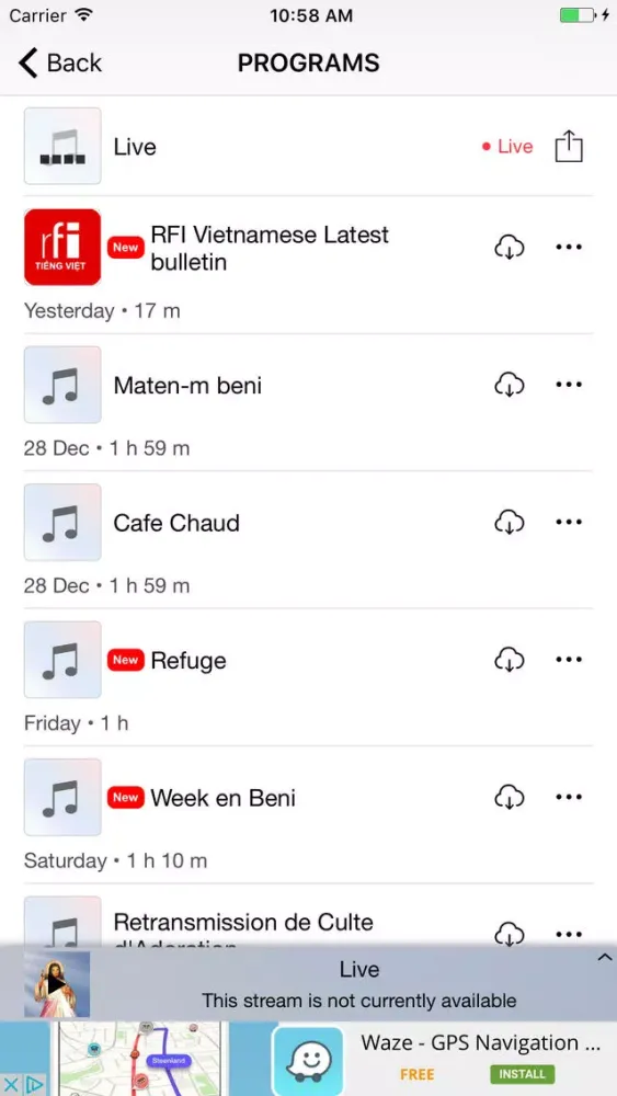 Скриншоты Divine Mercy Vietnamese Radio