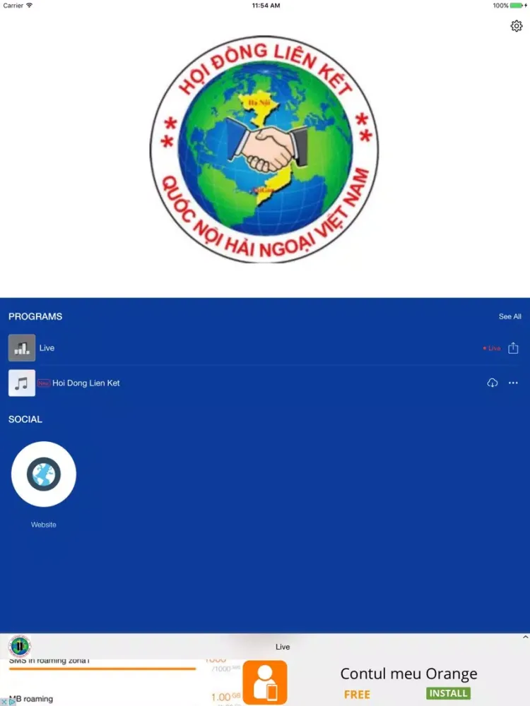 Zrzuty ekranu Hoi Dong Lien Ket iPad 