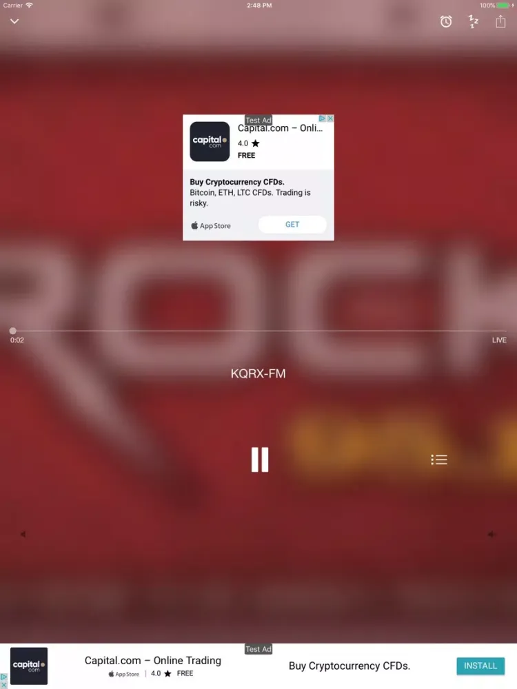 KQRX-FM iPad  Screenshots