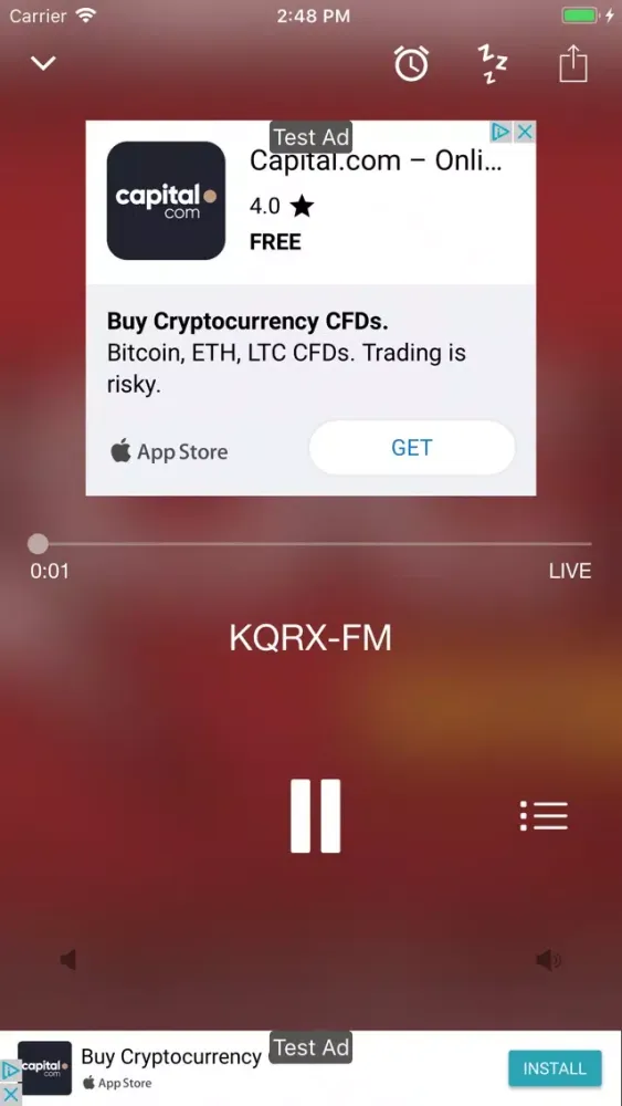 KQRX-FM Screenshots