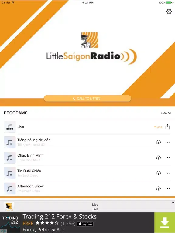 Radio Little Saigon iPad  سکرین شاٹس