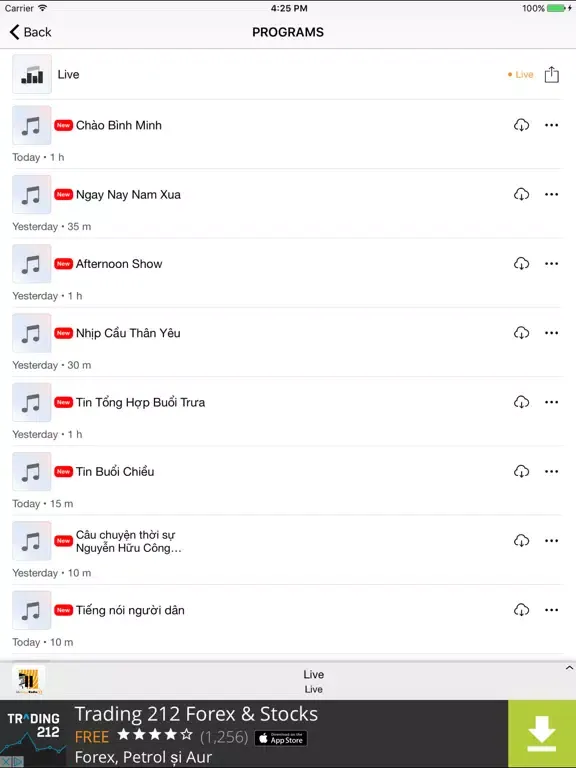 Radio Little Saigon iPad  سکرین شاٹس