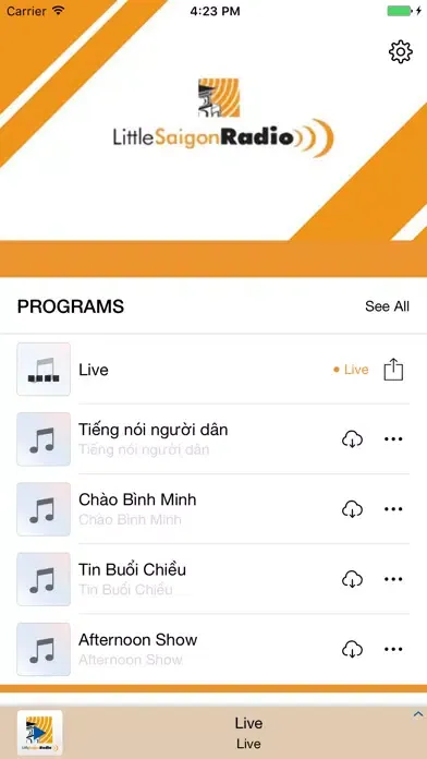 Radio Little Saigon سکرین شاٹس