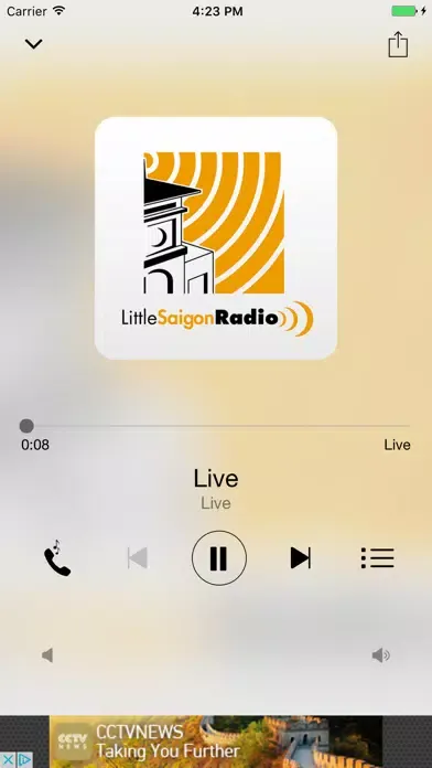 Radio Little Saigon سکرین شاٹس
