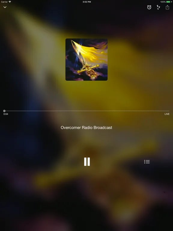 Captures d'écran de Overcomer Radio Broadcast iPad 