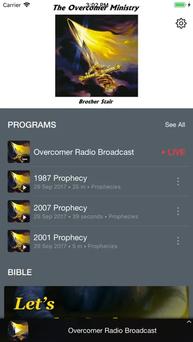 Captures d'écran de Overcomer Radio Broadcast
