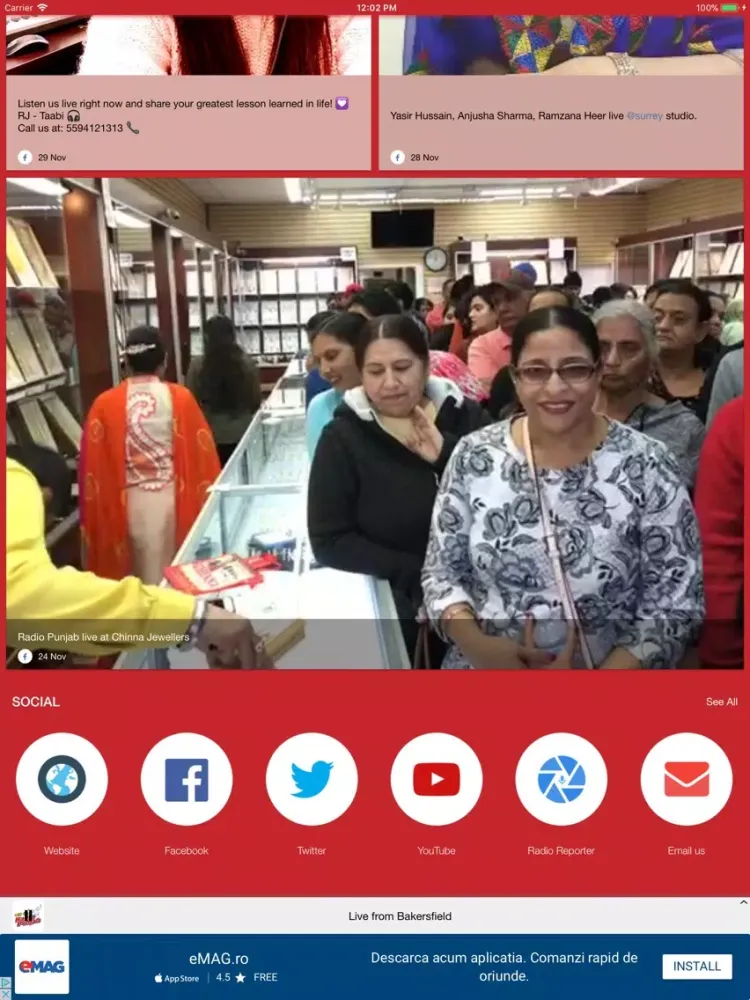 Radio Punjab official iPad  Ekran Görüntüleri