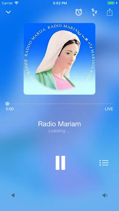 Ảnh chụp màn hình của Radio Mariam-Arabic