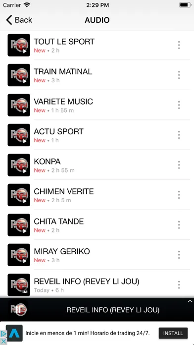 Radio Télé Zenith Ekran Görüntüleri