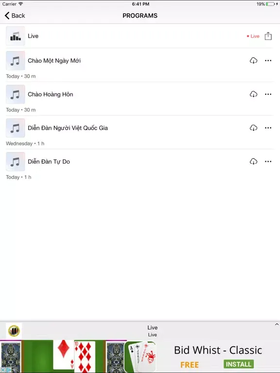 تصاویر Radio Viet Nam Hai Ngoai DC iPad 