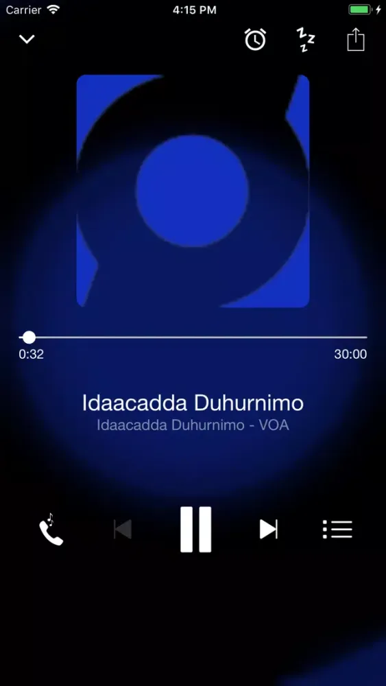 Capturas de tela do VOA Somali