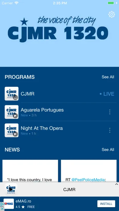 Capturas de pantalla de CJMR