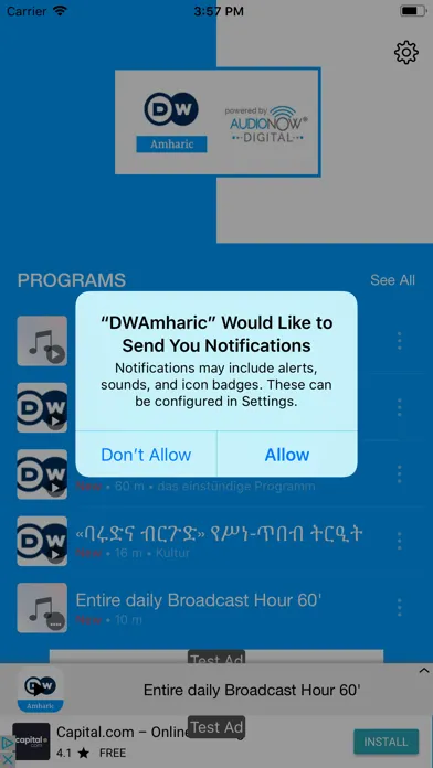 DW Amharic by AudioNow Screenshots