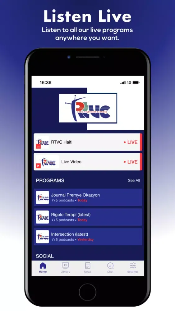 RTVC HAITI Screenshots