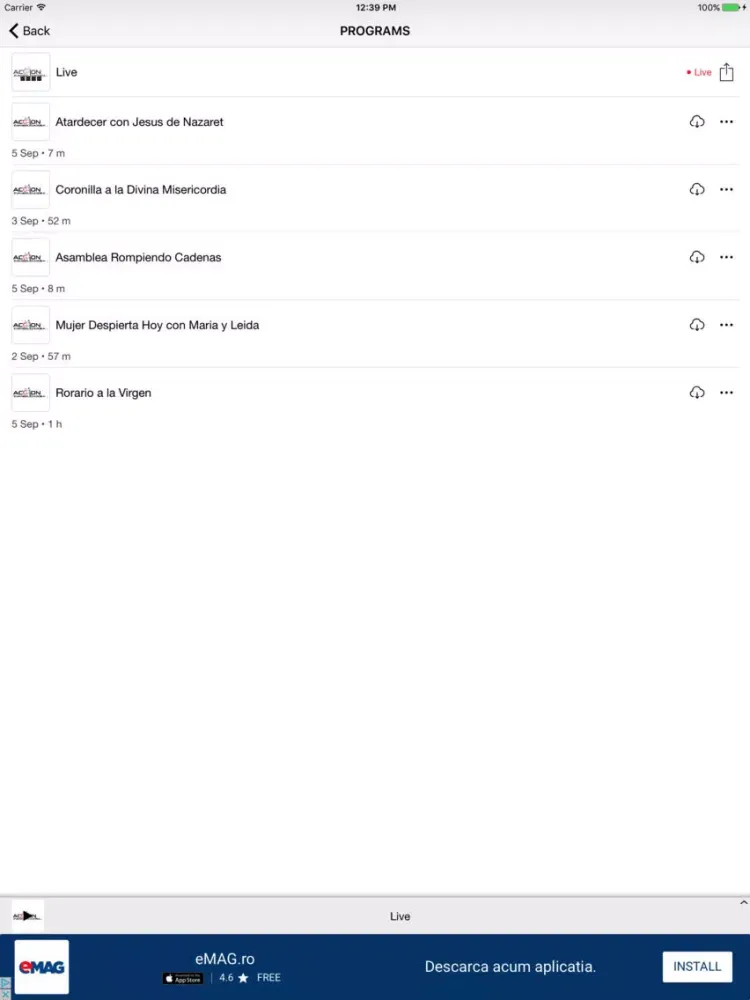 JESUS Y MARIA 101.9 FM iPad  スクリーンショット