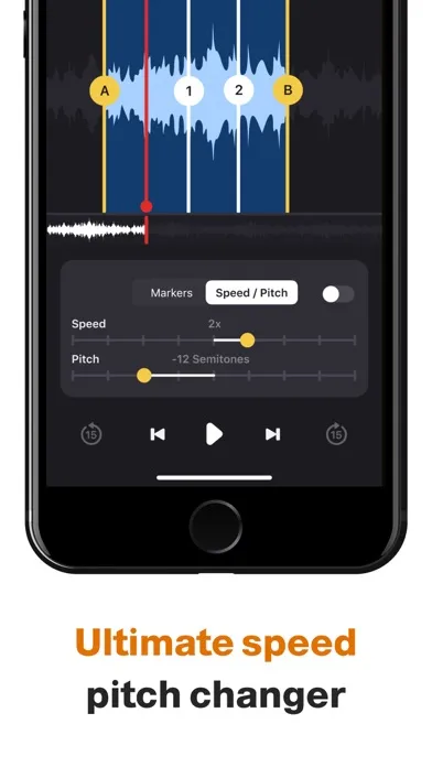 Capturas de tela do Music Speed Changer-Nail Pitch