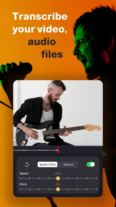 Capturas de tela do Music Speed Changer-Nail Pitch