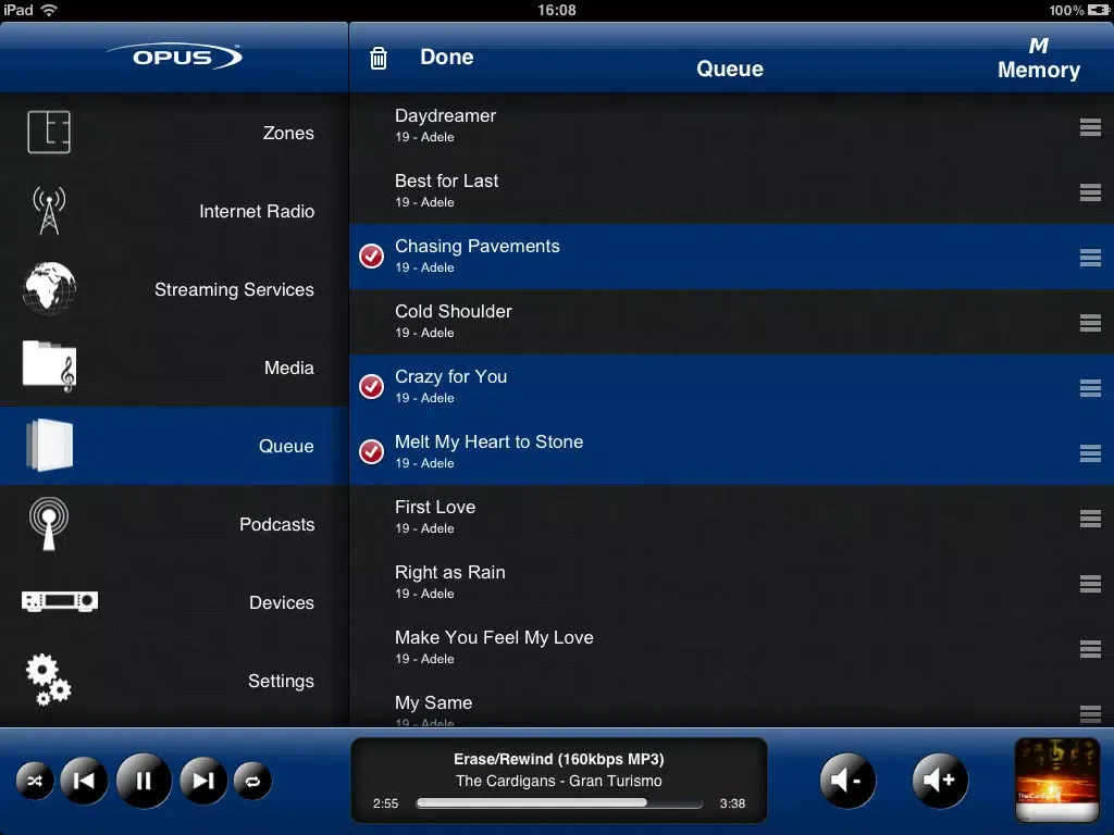Opus Media iPad  Screenshots