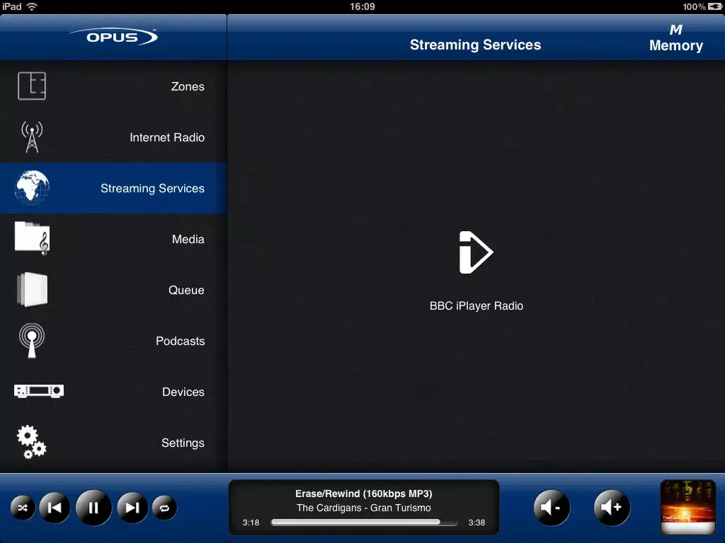 Opus Media iPad  Screenshots