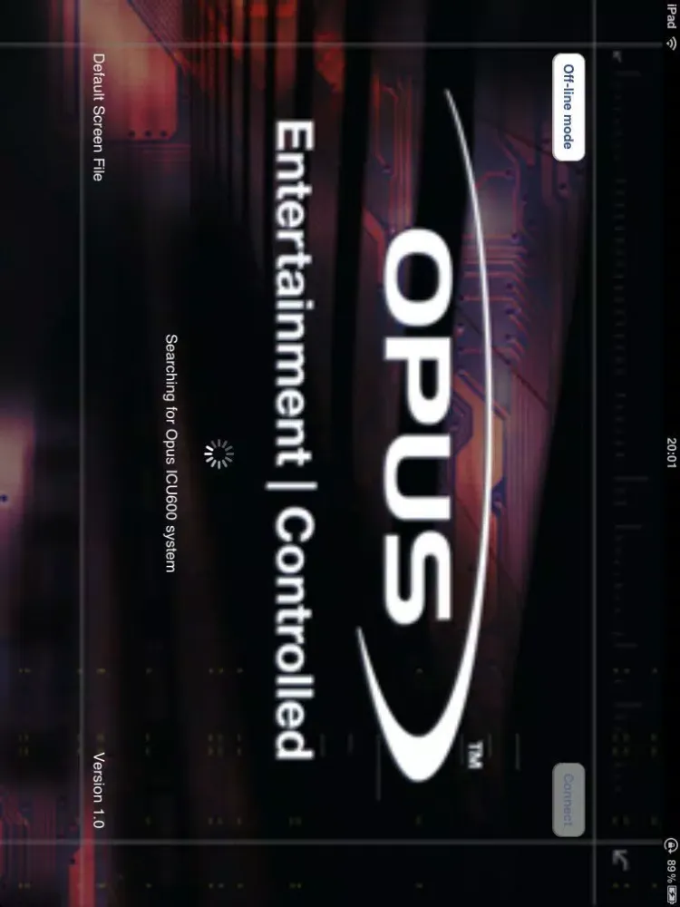 Opus Remote iPad  スクリーンショット