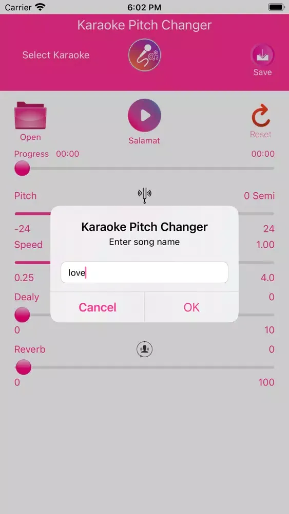 Capturas de tela do Karaoke Pitch