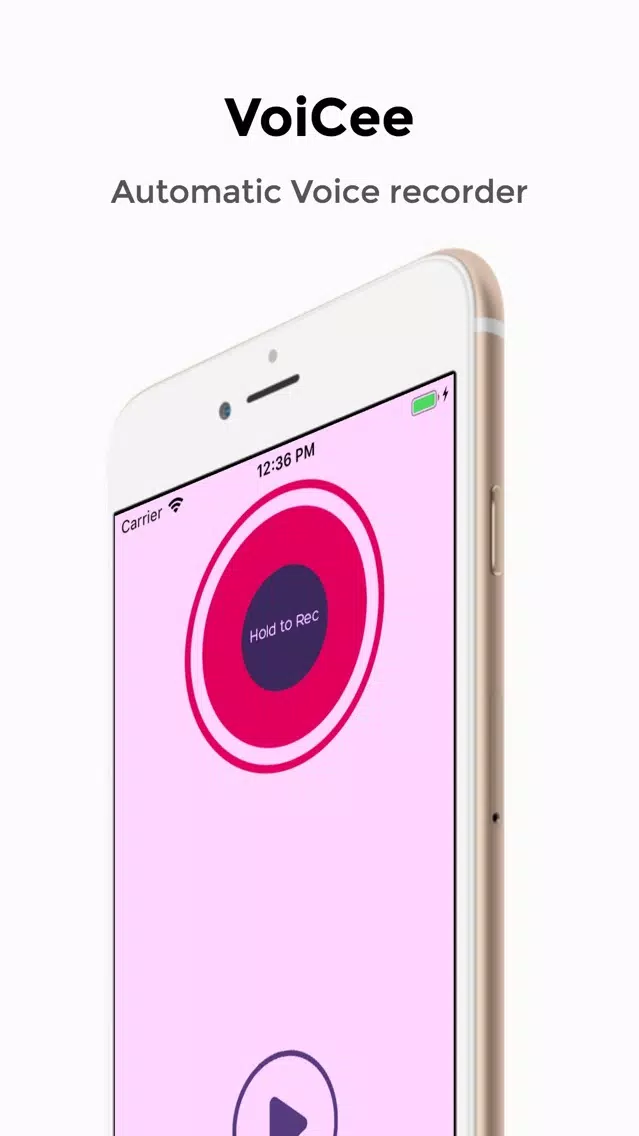 Ảnh chụp màn hình của VoiCee -Automatic Voice record