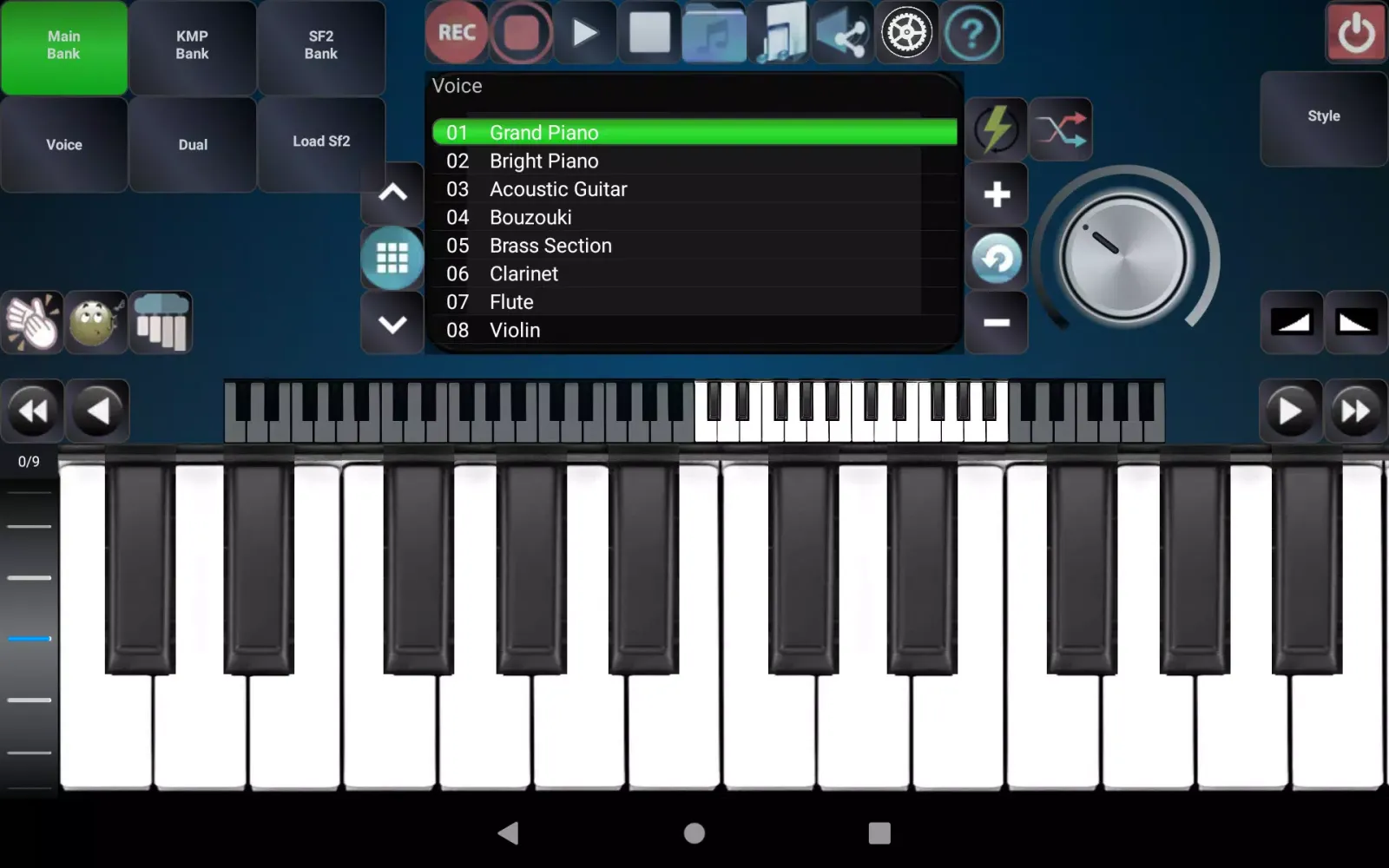 Soundfont Piano Ekran Görüntüleri