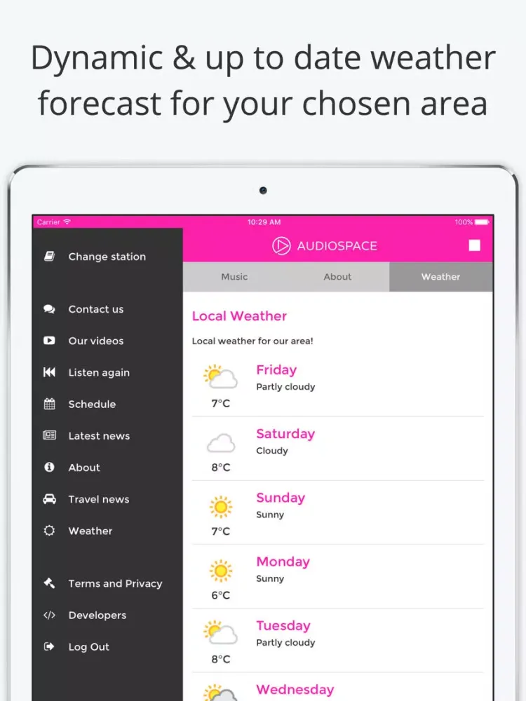 AudioSpace iPad 应用截图