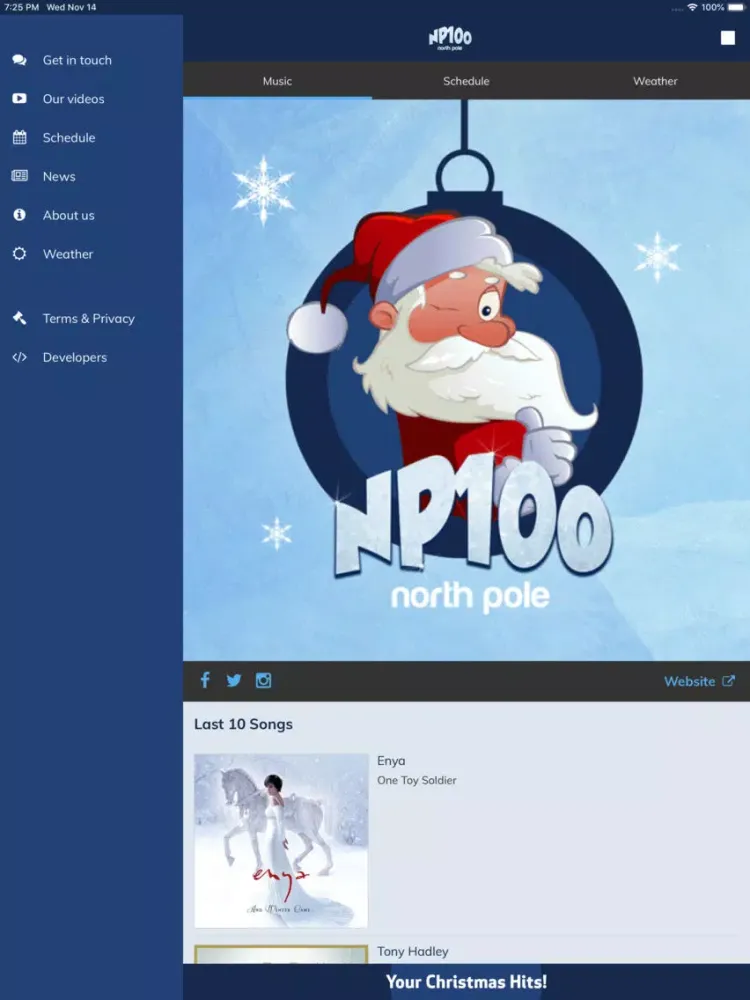 NP100 iPad  سکرین شاٹس