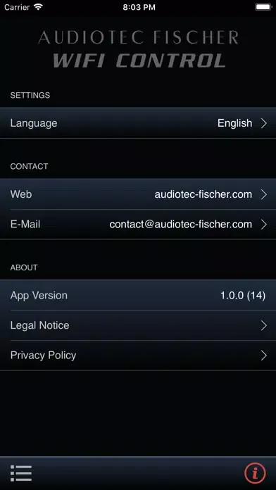تصاویر WIFI CONTROL App