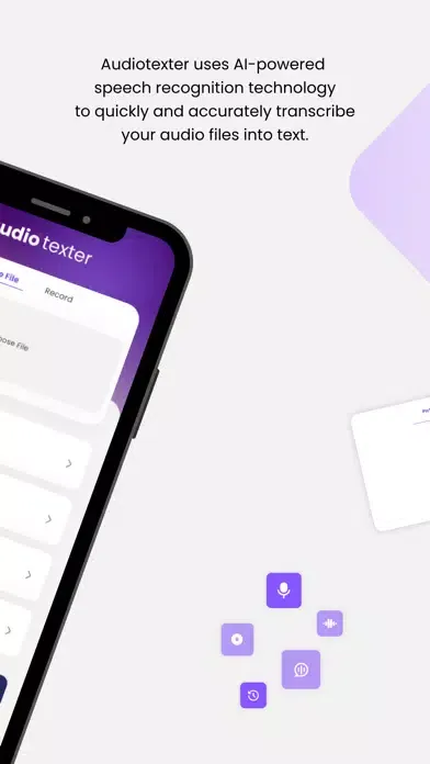 Zrzuty ekranu Audio Texter: Records to Text