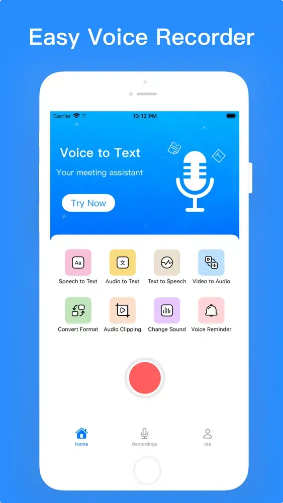 Capturas de pantalla de Voice to text - Voice recorder
