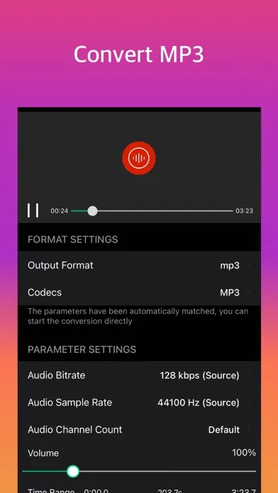 Captures d'écran de Ringtone Maker - extract audio