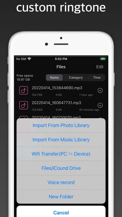 Ringtone Master- extract audio سکرین شاٹس
