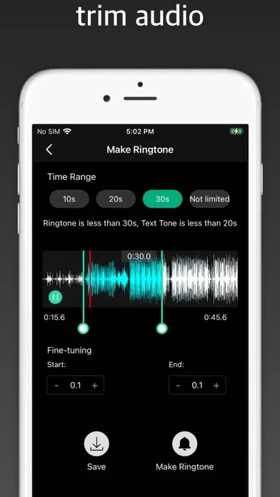 Ringtone Master- extract audio سکرین شاٹس