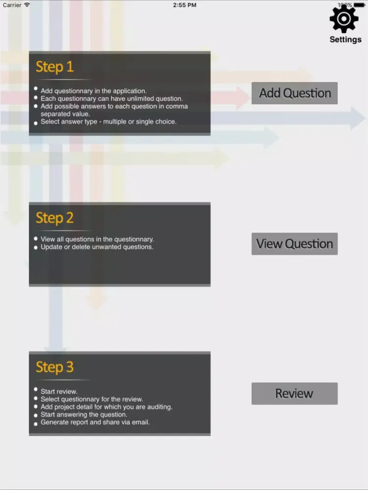 Audit app - Quality Audit, Risk assessment iPad  스크린샷