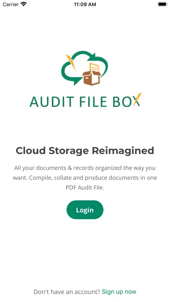 Tangkapan layar Audit File Box