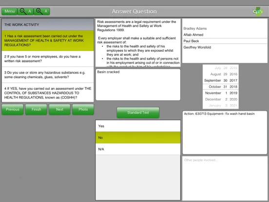 CAREAudits iPad  স্ক্রিনশট